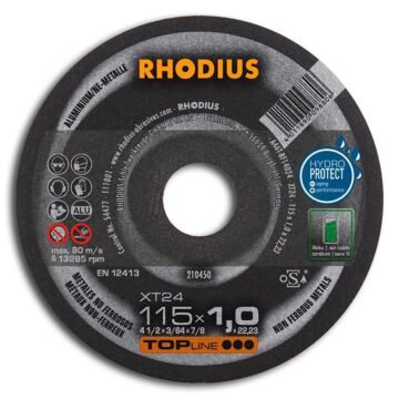 RHODIUS Trennscheibe XT24 115 x 1,0mm, gerade