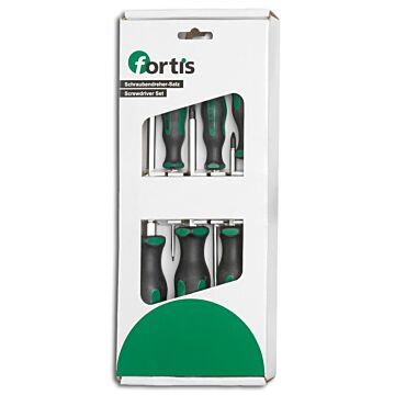 SCHRAUBENDREHER-SATZ 6-TEILIG, PZ SCHLAGKAPPE, FORTIS