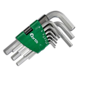 WINKELSCHRAUBENDREHER-CLIP 9-TEILIG, 1,5-10MM, FORTIS