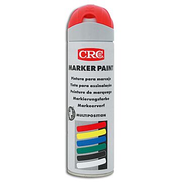 CRC MARKER PAINT, Leucht-Rot Spraydose 500 ml (Markierstift) 