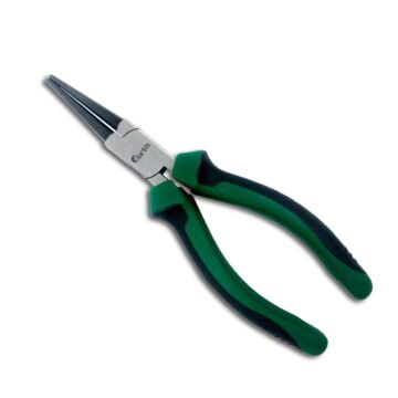 LANGBECKZANGE POLIERT 160MM, RUNDE BACKEN,MEHRKOMP.-GRIFFE, FORTIS