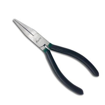 LANGBECKZANGE POLIERT 160MM, FLACHE BACKEN,KUNSTSTOFFGRIFFE, FORTIS