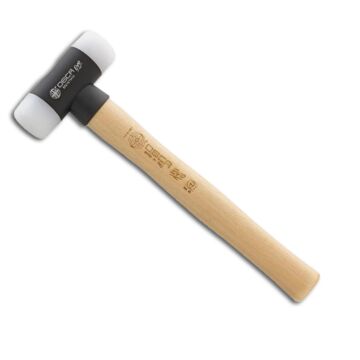 OSCA  Schonhammer, Mittelstück aus Aluminium, Hickorystiel