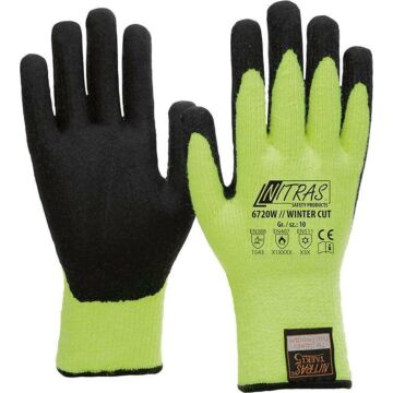 NITRAS Schnittschutzhandschuh »TAEKi5« Winter (Arbeitshandschuh) 