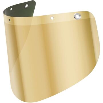 ASCHUA Schutzscheibe grün, PC, 500x250x1mm goldbedampft