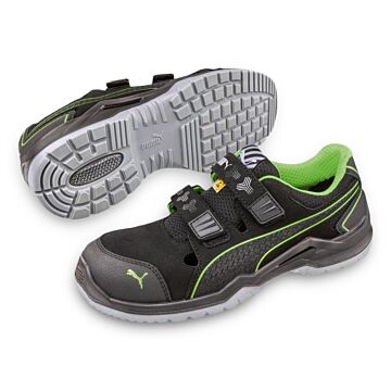 PUMA Sicherheitshalbschuh Neodyme Green Low 644300, S1P SRC ESD (Arbeitsschuh) 