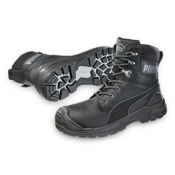 PUMA Sicherheitsstiefel Conquest Black CTX High S3 (Arbeitsstiefel) 