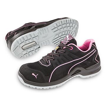 PUMA  Damensicherheitshalbschuh Fuse TC Pink WNS Low 644110, S1P SRC ESD (Arbeitsschuh) 