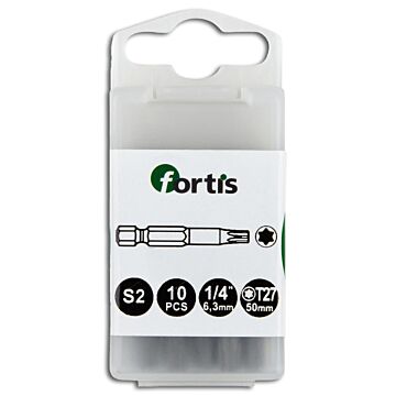 BIT 1/4" FÜR TORX®-SCHRAUBEN, 50 MM, FORTIS