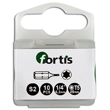 BIT 1/4" FÜR TORX®-SCHRAUBEN, 25 MM, FORTIS