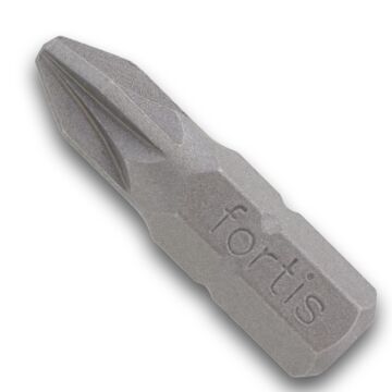 BIT 1/4" DIN3126 C6,3 PZ2, 50ER PACK, FORTIS