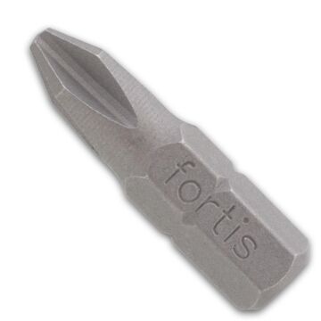 BIT 1/4" DIN3126 C6,3 PH2, 50ER PACK, FORTIS