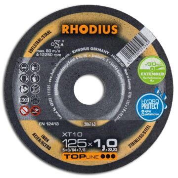 RHODIUS Trennscheibe XT10 für Edelstahl