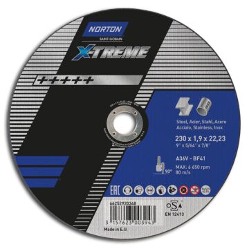 NORTON Trennscheibe X-Treme 230x1,9mm, T41