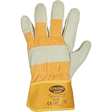 STRONGHAND Schutzhandschuhe Schweinsvollleder gelb Elephant Classic (Arbeitshandschuh) 