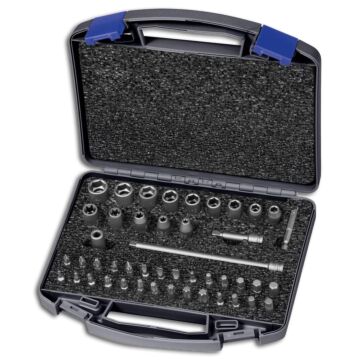 ASW Kraft-Steckschlüssel-Satz 1/4" 46-teilig