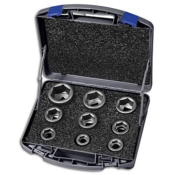 ASW Kraft-Steckschlüsselsatz 3/4" SW 19-46mm, in Kunststoffbox