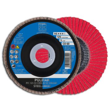 PFERD SCHLEIFMOPTELLER PFC 125 CO-COOL 60 SG STEELOX NR. 67760625, PFERD TOOLS
