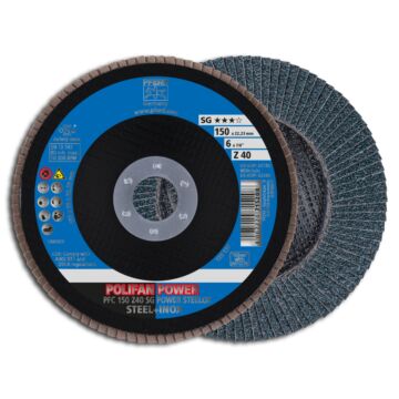PFERD POLIFANSCHEIBE PFC 150 Z 40 SG POWER STEELOX NR. 67784150, PFERD TOOLS