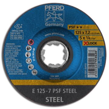PFERD  X-LOCK-SCHRUPPSCHEIBE PSF STEEL FÜR STAHL, PFERD TOOLS