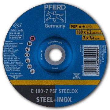 PFERD SCHRUPPSCHEIBE PSF STEELOX, PFERD TOOLS