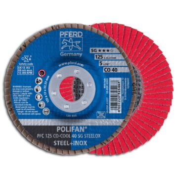 PFERD  FÄCHERSCHLEIFSCHEIBE POLIFAN CO-COOL SG STEELOX, PFERD TOOLS