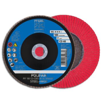 PFERD SCHLEIFMOPTELLER PFF 180 CO-COOL 40 SG STEELOX NR. 67660485, PFERD TOOLS