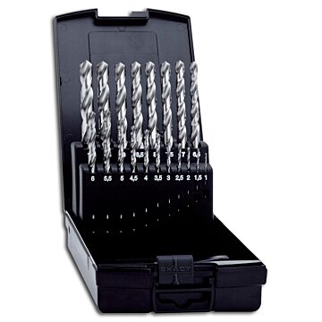 EXACT  HSS-Co5-Spiralbohrer-Satz mit ROTASTOP®-Schaft