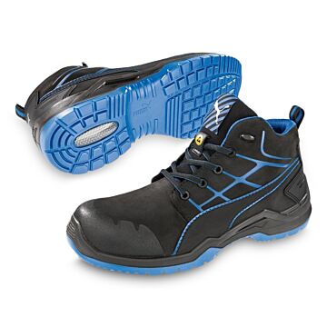 PUMA Sicherheitsschuh hoch KRYPTON BLUE 634200, S3 SRC ESD (Arbeitsschuh hoch) 