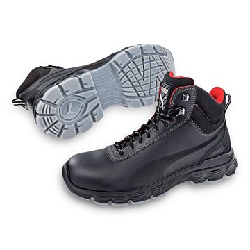 PUMA Sicherheitsschuh hoch CONDOR BLACK MID 630101, S3 SRC ESD (Arbeitsschuh hoch) 