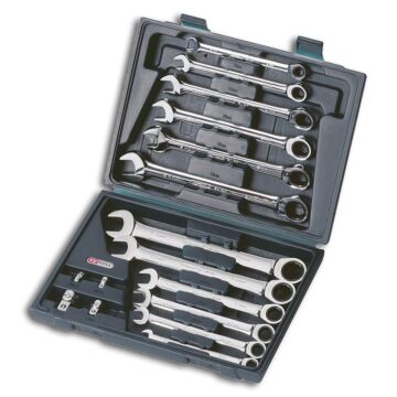 KS TOOLS GEARplus® Maul-Ringratschen-Schlüssel-Satz, Nr. 503
