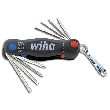 WIHA Schraubendreher-Satz Mini PocketStar, im Halter 8-teilig, gemischt