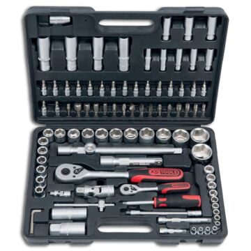 KS TOOLS Steckscklüssel-Garnitur 1/4"+1/2" 94tlg.