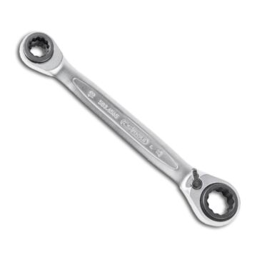 KS TOOLS Ring-Ratschenschlüssel 4 in 1 10x13x17x19mm Nr. 503.4565