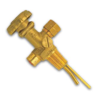 GCE Kleinstflaschenventil G 3/8"L mit Überdrucksicherung