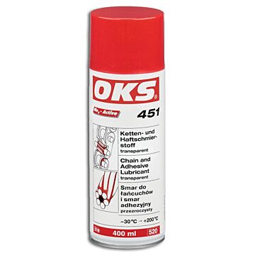 OKS Ketten- und Haftschmierstoff, transparent Nr. 451    400 ml  Spray