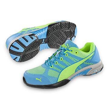 PUMA  Damensicherheitshalbschuh Celerity Knit Blue WNS Low 642900, S1P SRC HRO (Arbeitsschuh) 