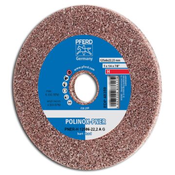 PFERD POLINOX- KOMPAKTSCHLEIFRAD PNER-H 12506-22,2 A G, PFERD TOOLS
