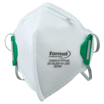 ATEMSCHUTZFALTMASKE OHNE VENTIL FFP1, FORMAT
