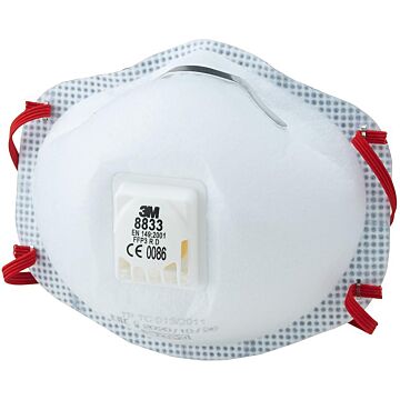 3M Atemschutzmaske 8833, FFP3 R D