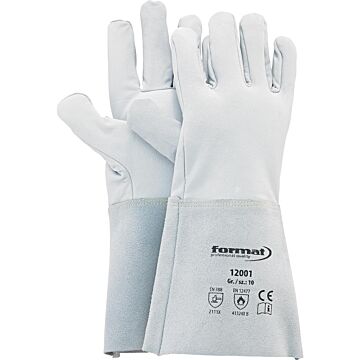 SCHWEISSERHANDSCHUH SCHAFNAPPALEDER TYP A GR.10 (ARBEITSHANDSCHUH), FORMAT