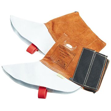 WELDAS Gamasche LAVA BROWN Rindspaltleder 44-7106 15cm