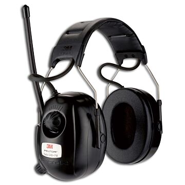 3M Kapselgehörschutz DAB+ & FM-Radio Headset 31 dB mit Kopfbügel