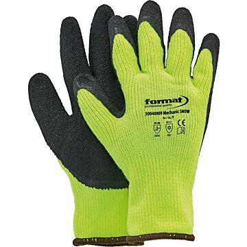 WINTERHANDSCHUH MECHANICSNOW LEUCHTGELB, FORMAT