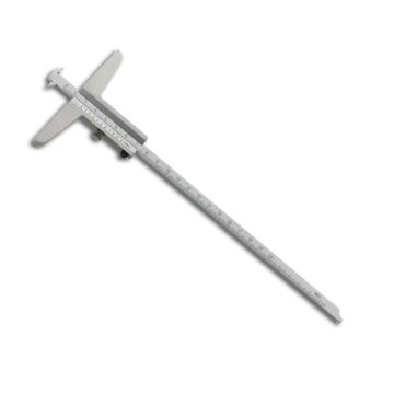 TIEFENMESSSCHIEBER MIT DOPPELSEITIG ABGESETZTER MESSFLÄCHE, ABLESUNG 0,02 MM, FORTIS