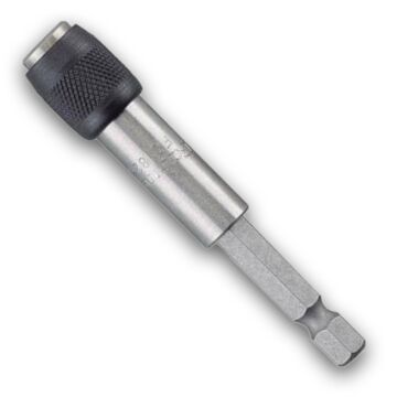 UNIVERSAL-MAGNETHALTER MIT SCHNELLWECHSELFUTTER 77 MM, BITAUFNAHME 1/4", ANTRIEB: 1/4" SECHSKANT, FORMAT