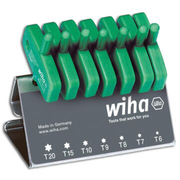 WIHA TORX-Schraubendreher-Satz Nr. 365 - T6-20, 7-teilig, im Werkstattständer