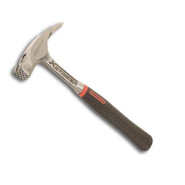 PEDDINGHAUS Latthammer XSTRIKER mit Stahlrohr-Stiel 950 g, gerauhte Bahn, mit Magnet, poliert