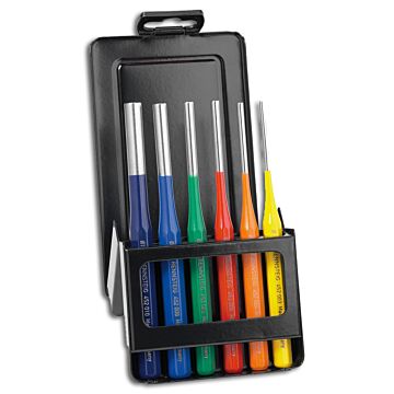 RENNSTEIG Splintentreiber-Satz "Exclusiv", in Metallkassette ähnl. DIN 6450D, 3-10 mm, 6teilig