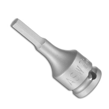 ASW  Kraft-Schraubendreher-Einsatz 3/8" für Innen-6-kant-Schrauben